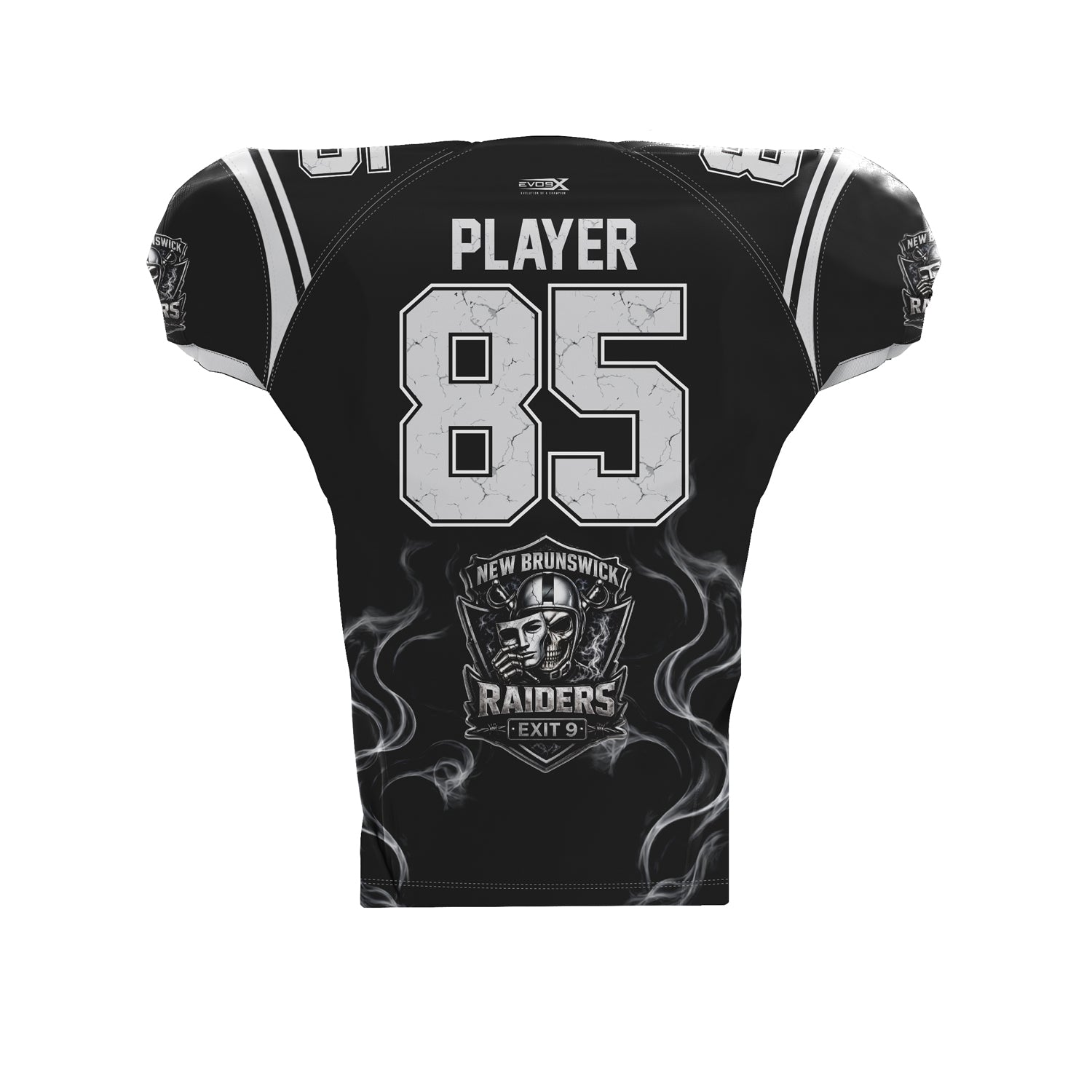 NEW BRUNSWICK RAIDERS HOME JERSEY - BLACK