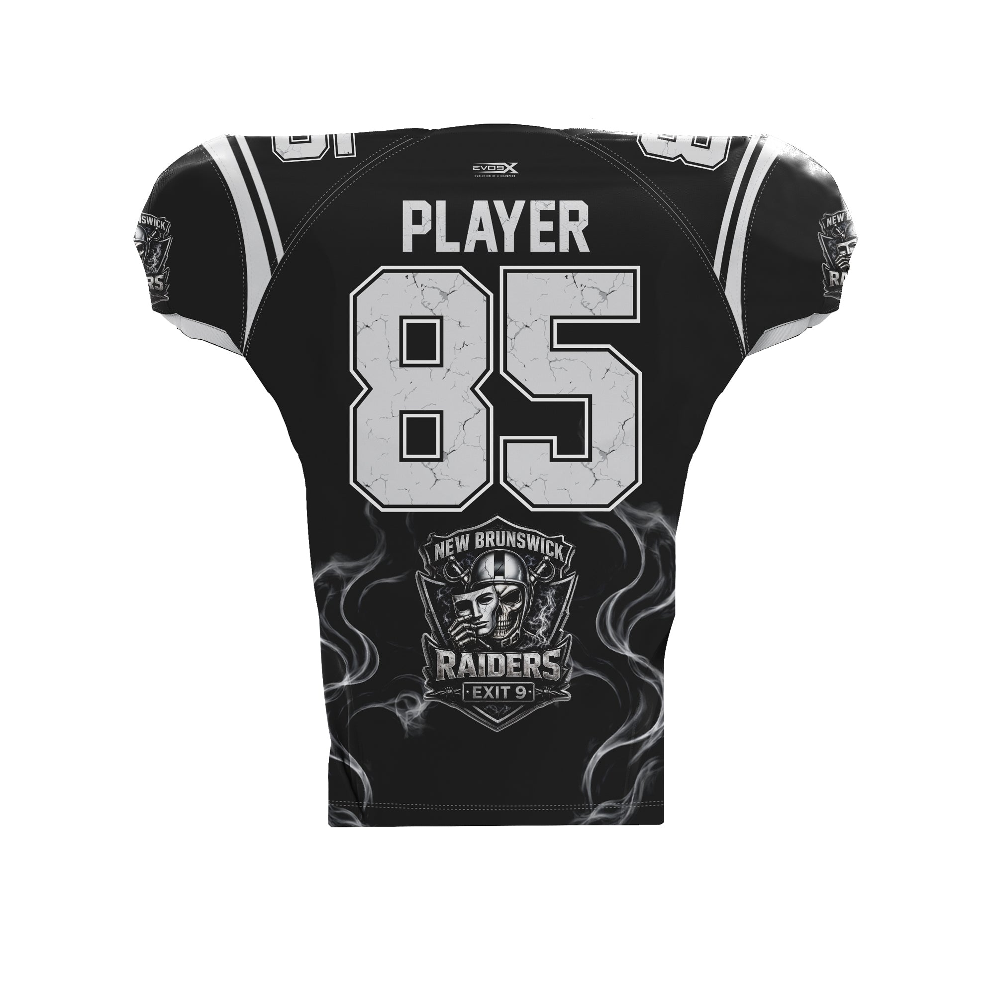 NEW BRUNSWICK RAIDERS HOME JERSEY - BLACK