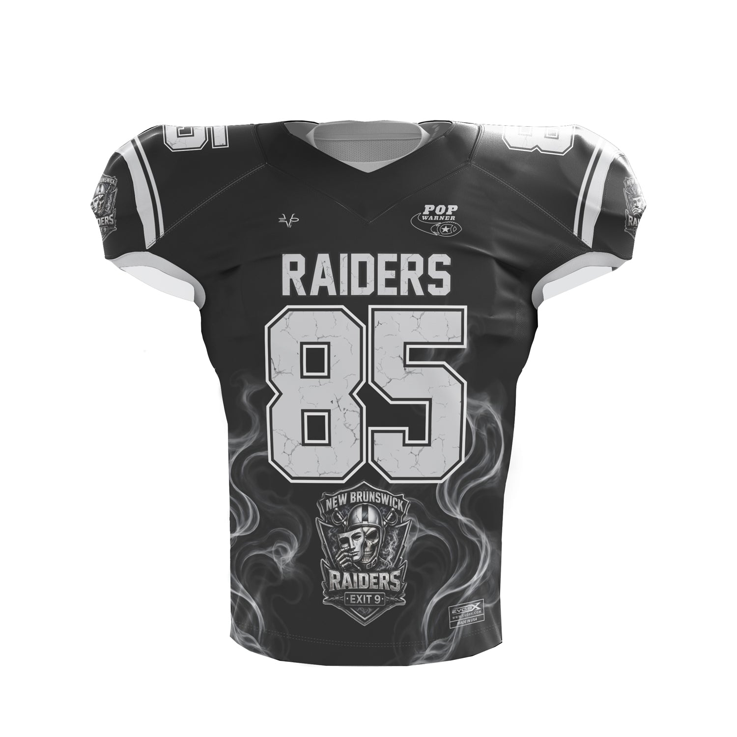 NEW BRUNSWICK RAIDERS HOME JERSEY - BLACK