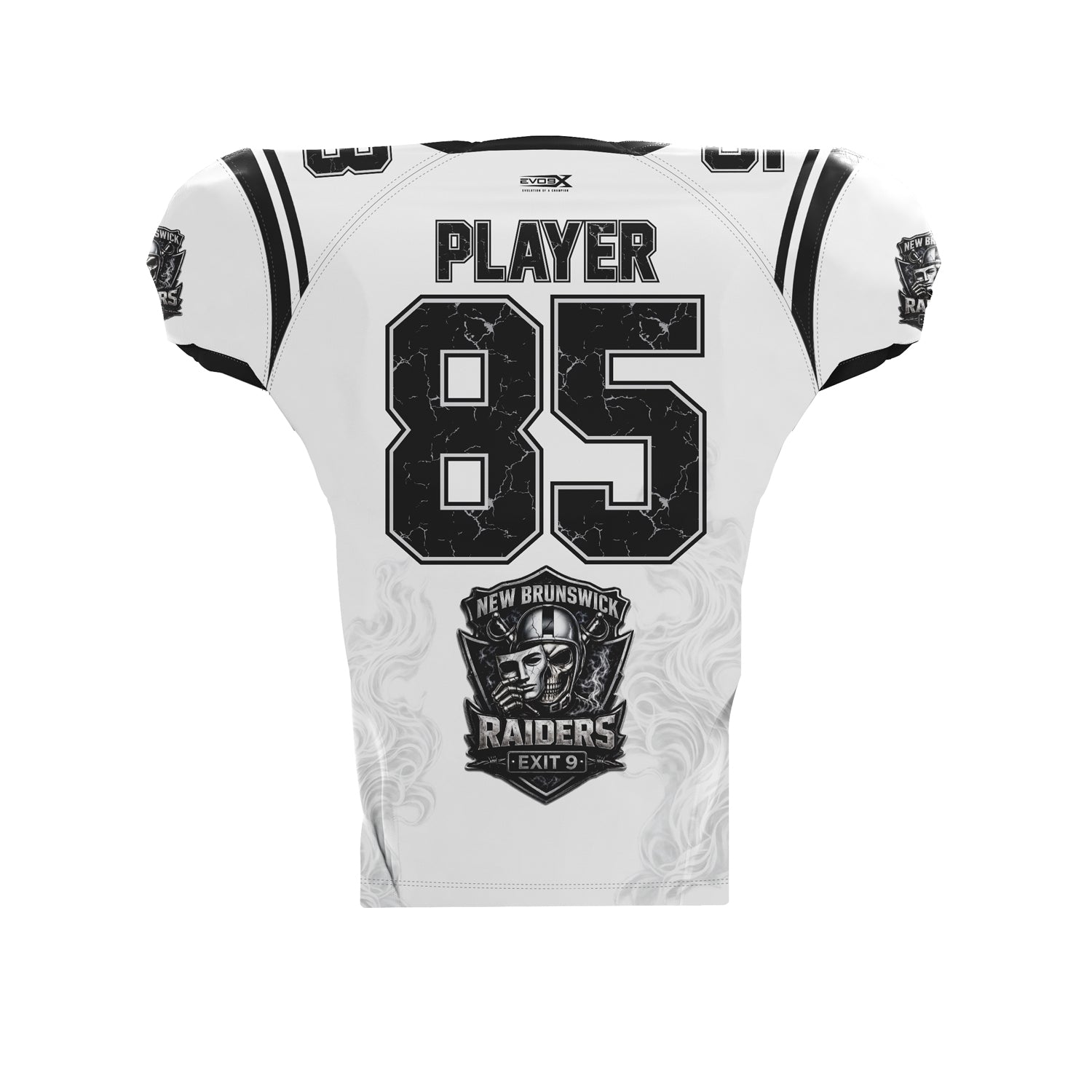 NEW BRUNSWICK RAIDERS AWAY JERSEY - WHITE