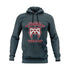 NEW JERSEY WARRIORS FOOTBALL Sublimated Hoodie Grey