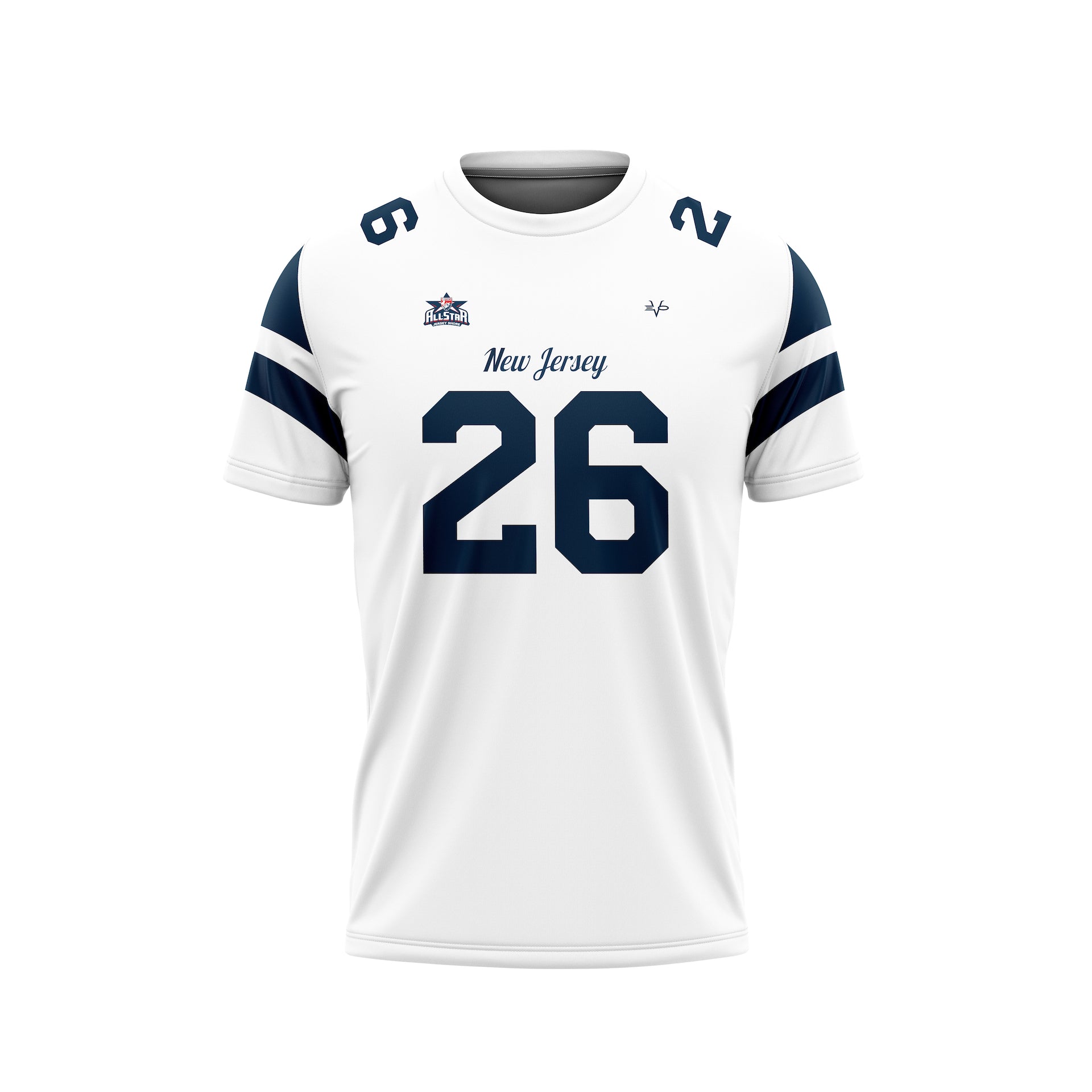 2026 NJAYF ALL STAR CREW NECK TEE SHIRT WHITE