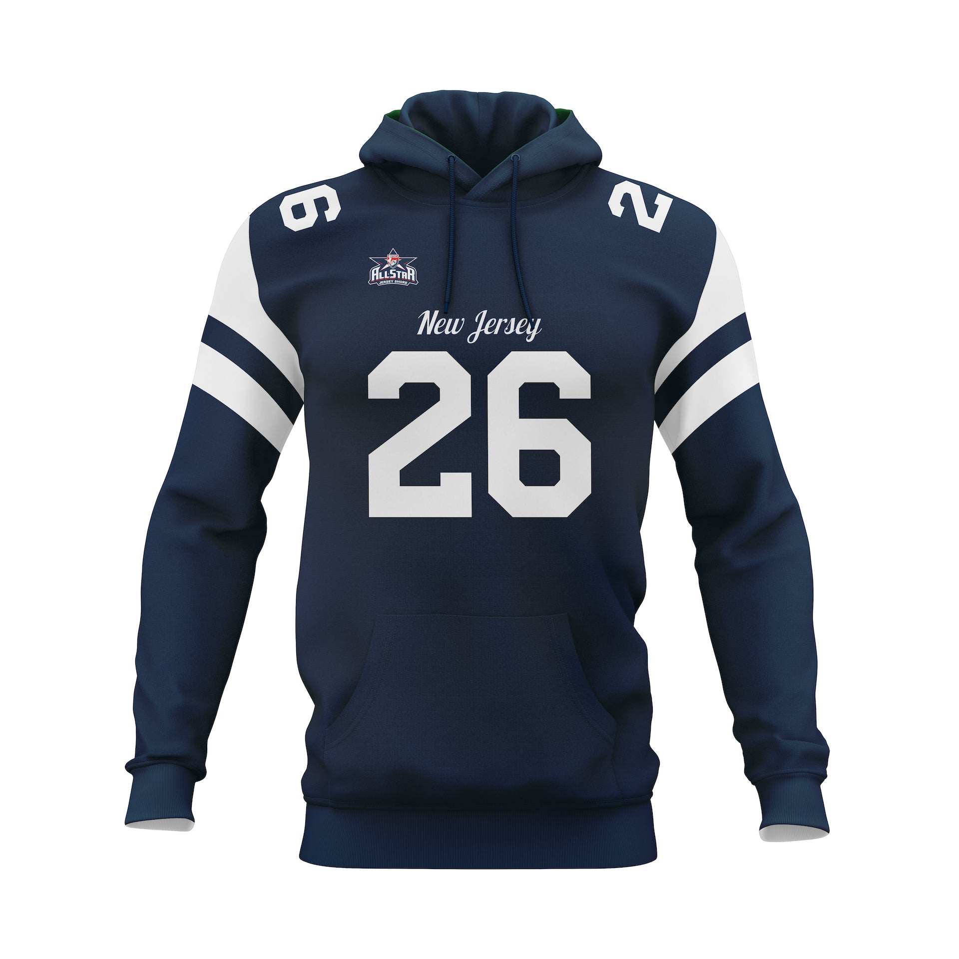 2026 NJAYF ALL STAR HOODIE-NAVY