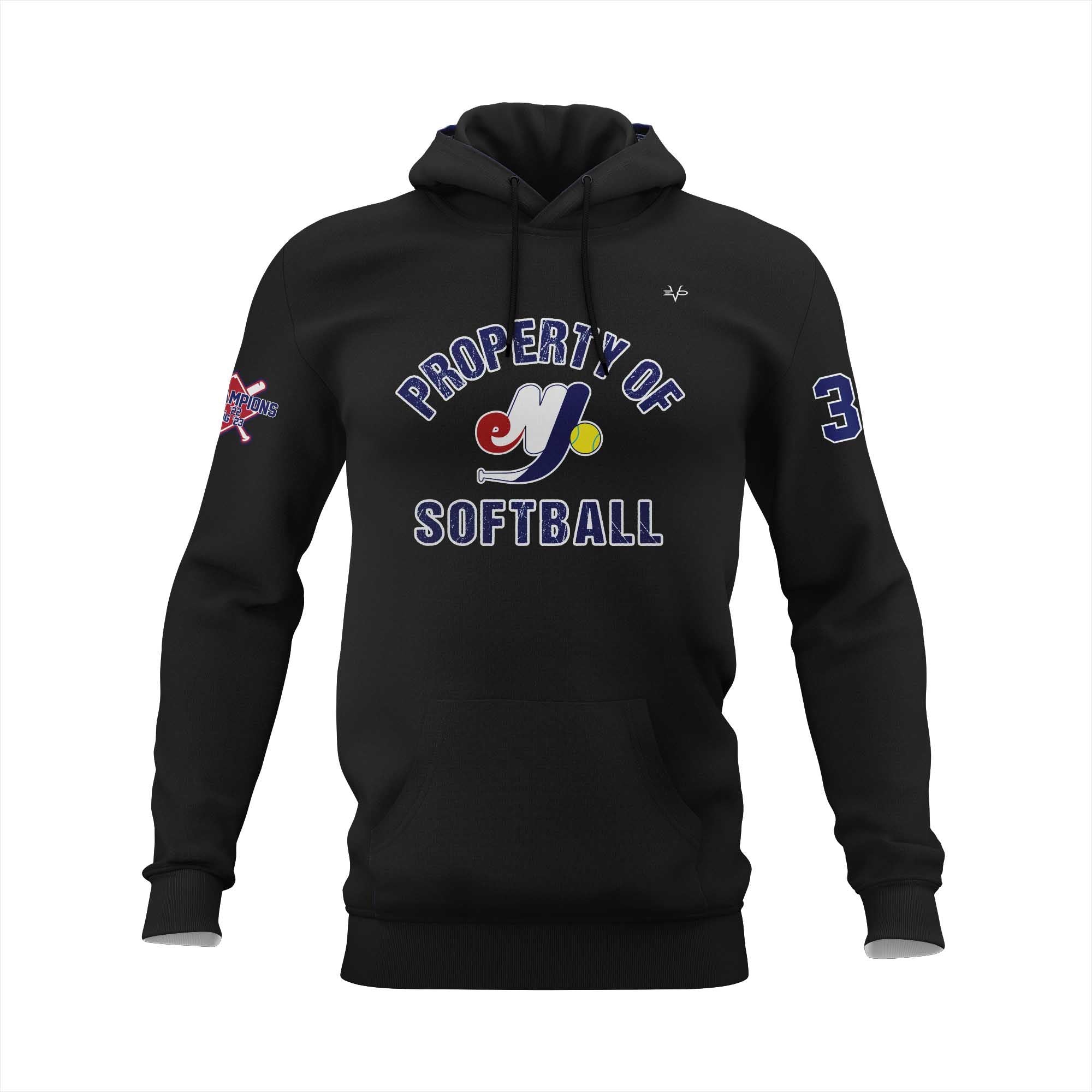 NJ EXPOS  HOODIE - BLACK/DARK BLUE