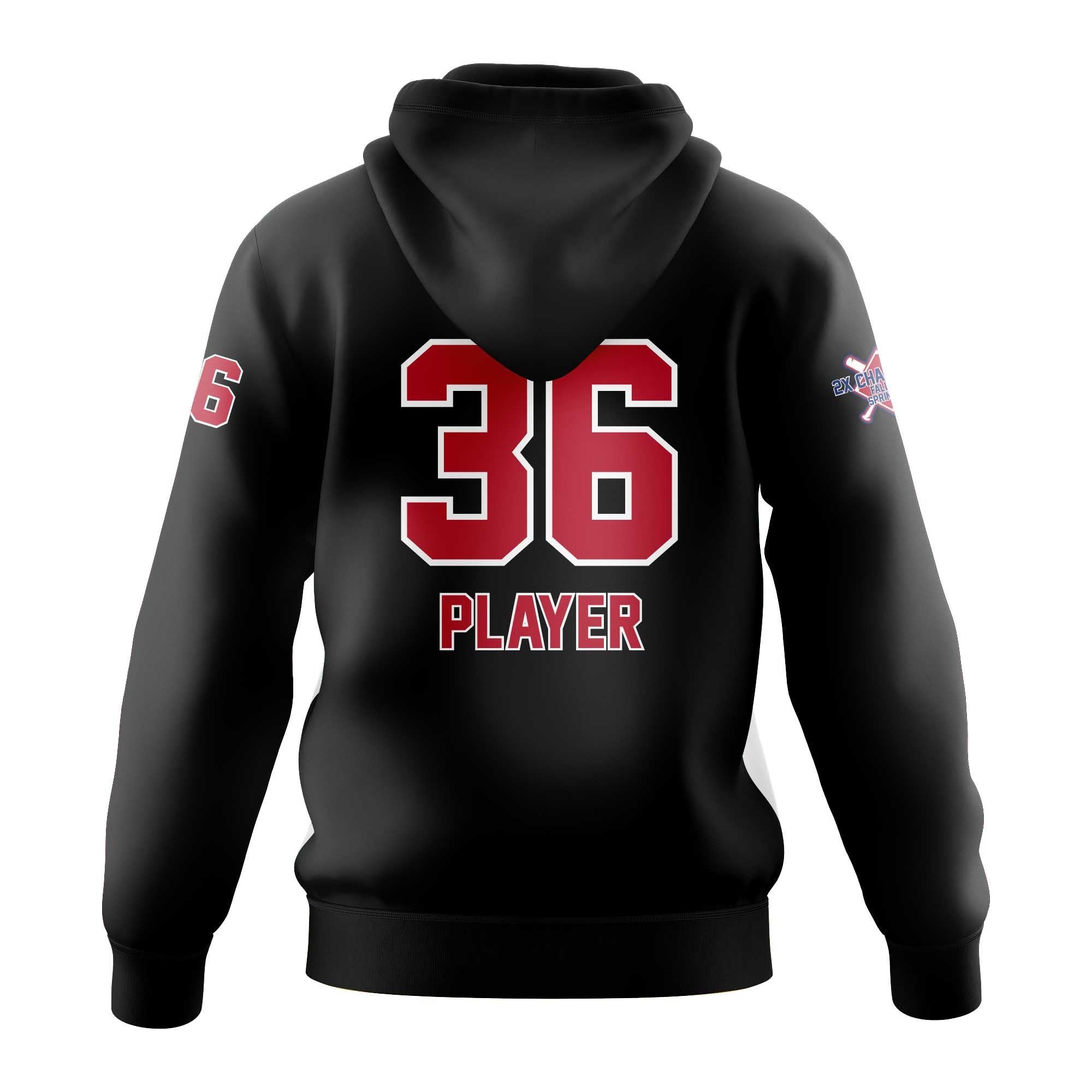 NJ EXPOS  HOODIE - BLACK/RED