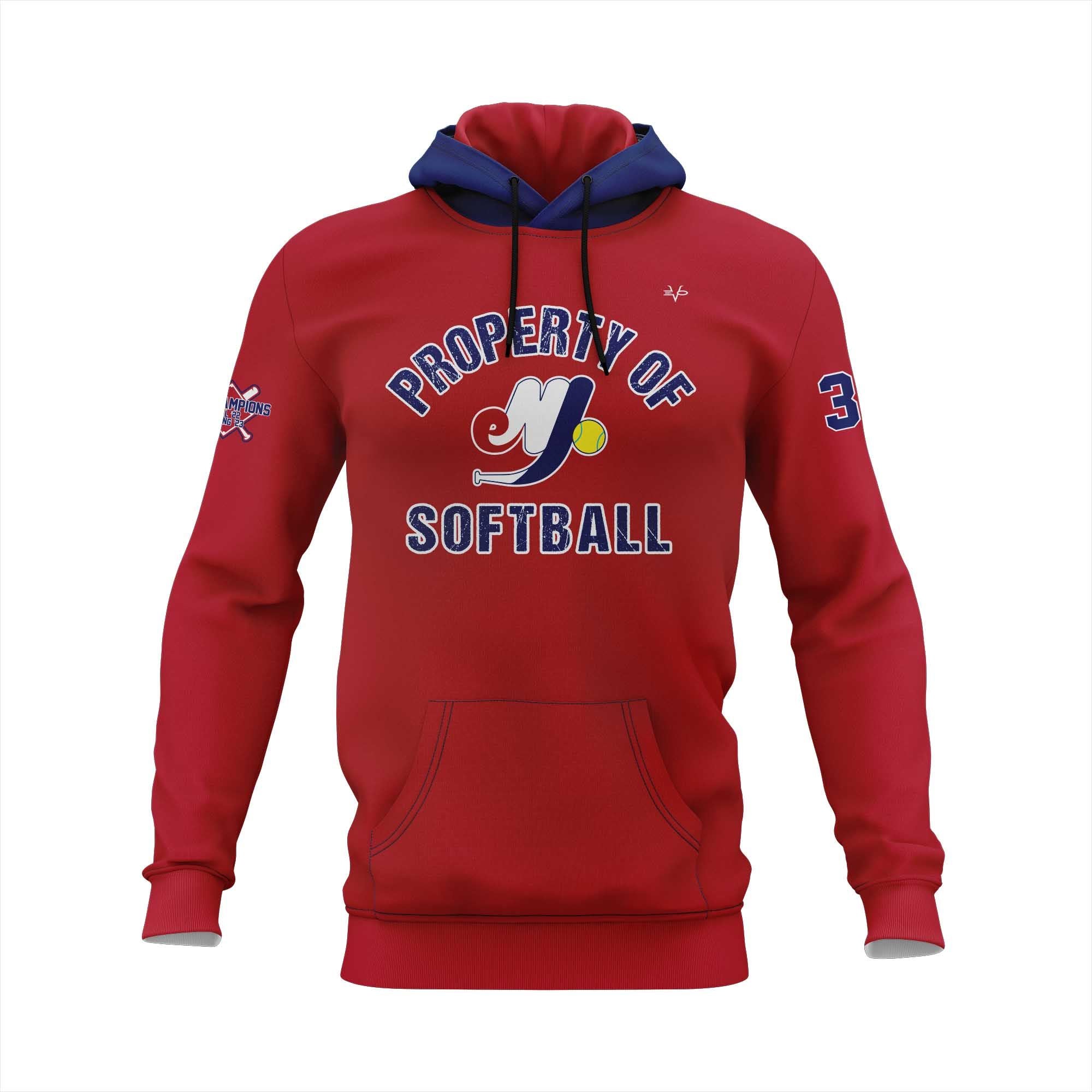 NJ EXPOS  HOODIE - RED