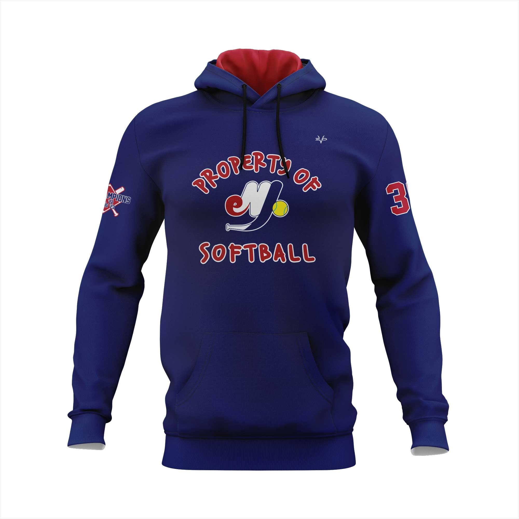 NJ EXPOS  HOODIE - DARK ROYAL BLUE