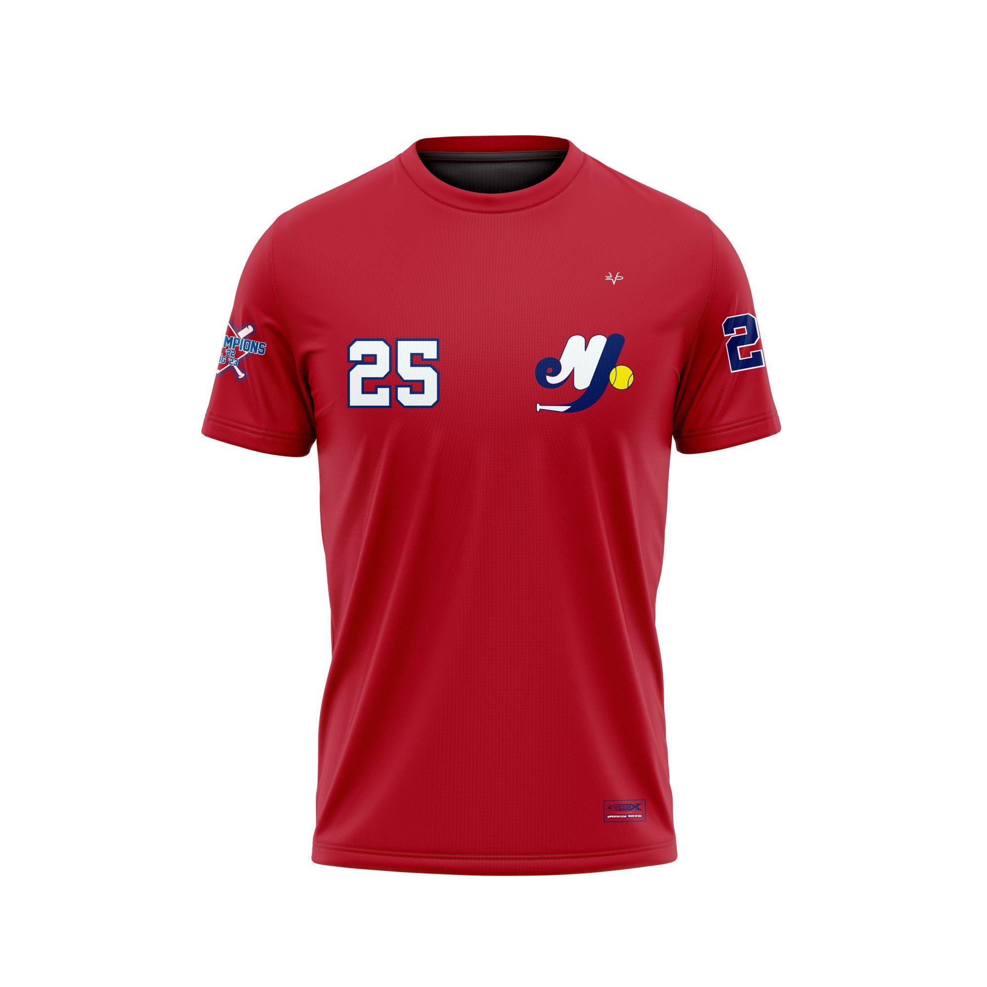 NJ EXPOS CREWNECK SS - RED