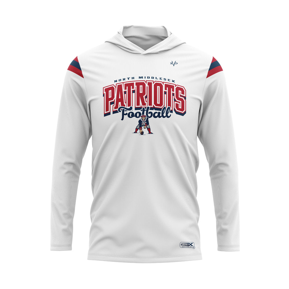 North Middlesex Patriots Sublimated Lightweight Hoodie Men's 3X-Large