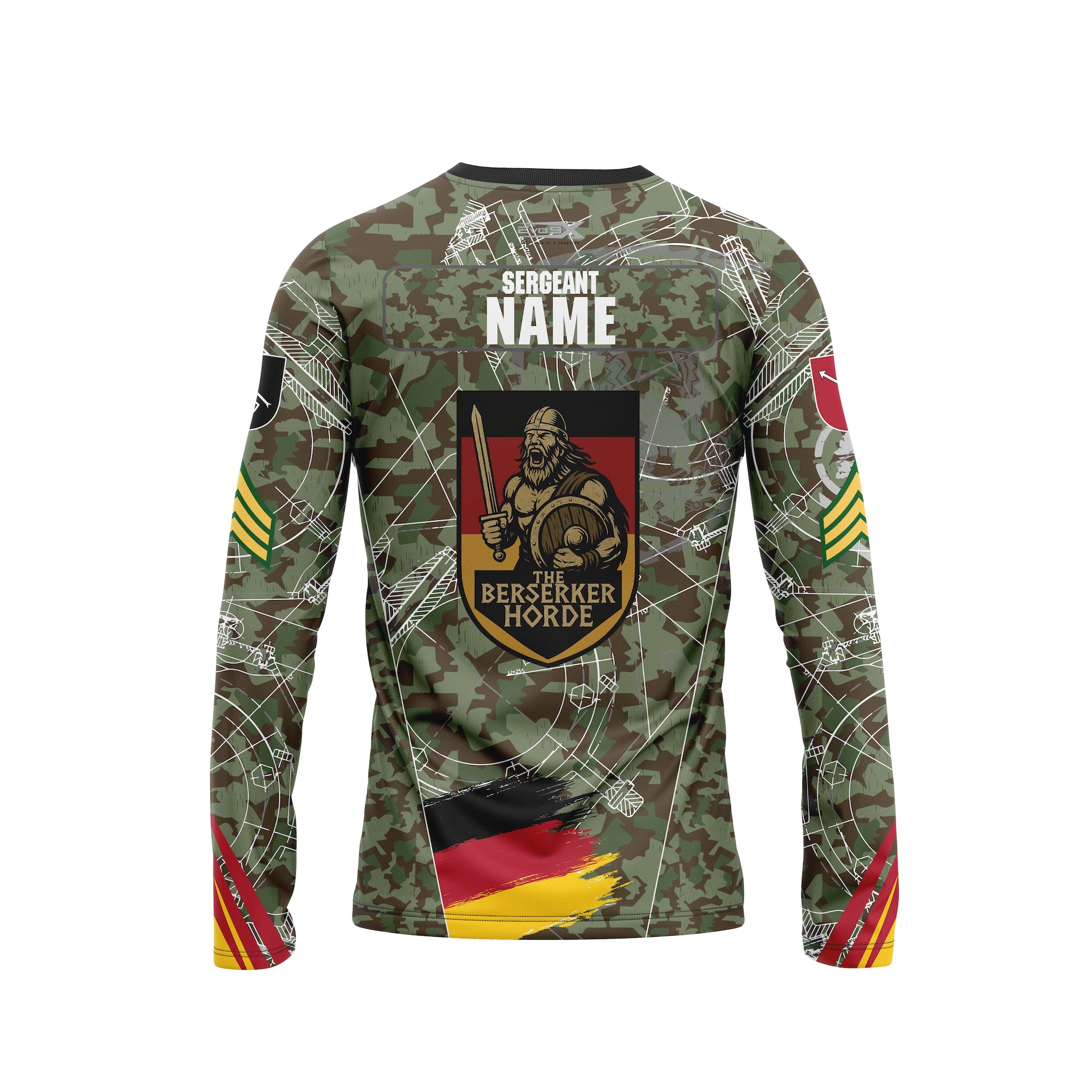 91ST INFANTRY NON-COM BERSERKER CREWNECK LS