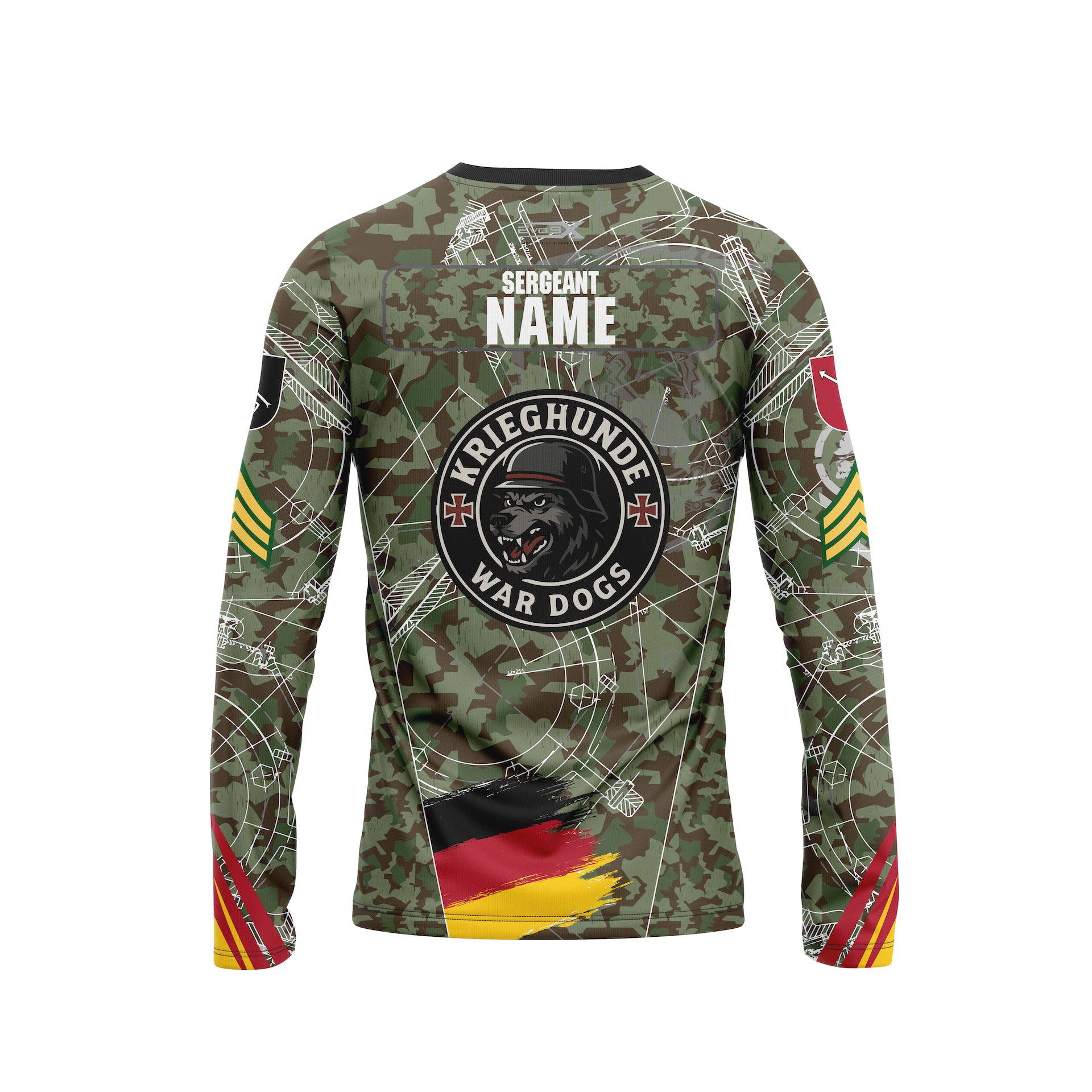 91ST INFANTRY NON-COM WAR DOGS CREWNECK LS