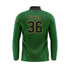 NORTH HUNTERDON Full Dye Sublimated Quarter Zip Pullover - Green