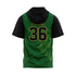 NORTH HUNTERDON Sublimated Lightweight Hoodie - Green/Black