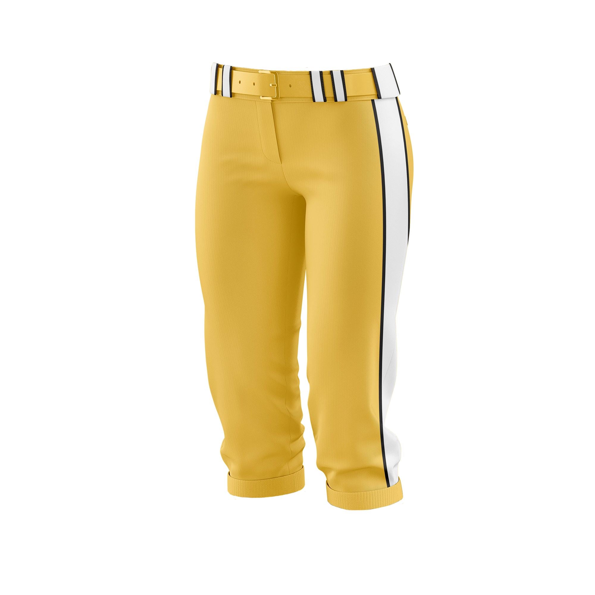 OLD BRIDGE LIGHTNING SOFTBALL KNICKER PANT - ATH GOLD