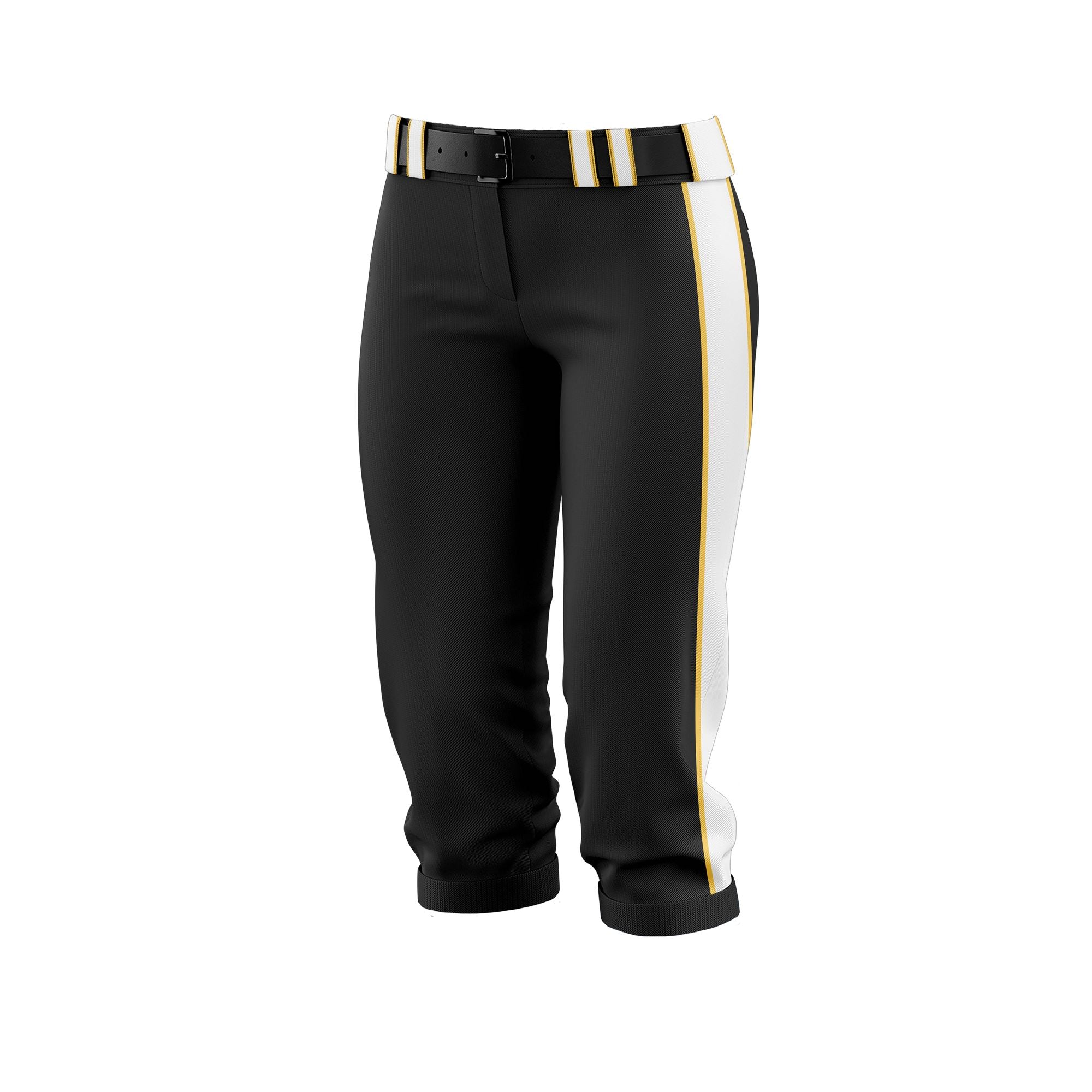OLD BRIDGE LIGHTNING SOFTBALL KNICKER PANT  - BLACK