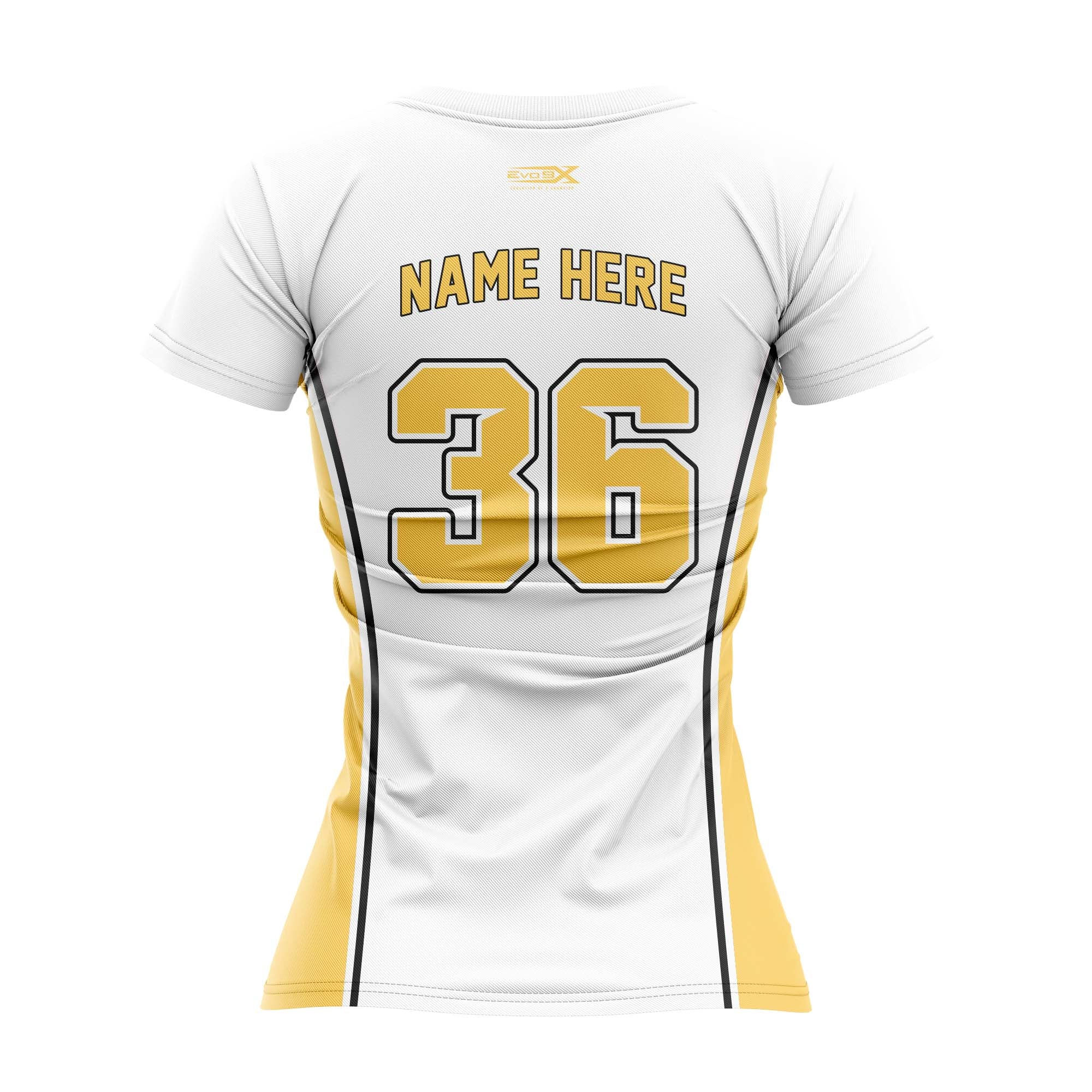 OLD BRIDGE LIGHTNING SOFTBALL VNECK SS  - WHITE