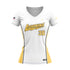 OLD BRIDGE LIGHTNING SOFTBALL VNECK SS  - WHITE