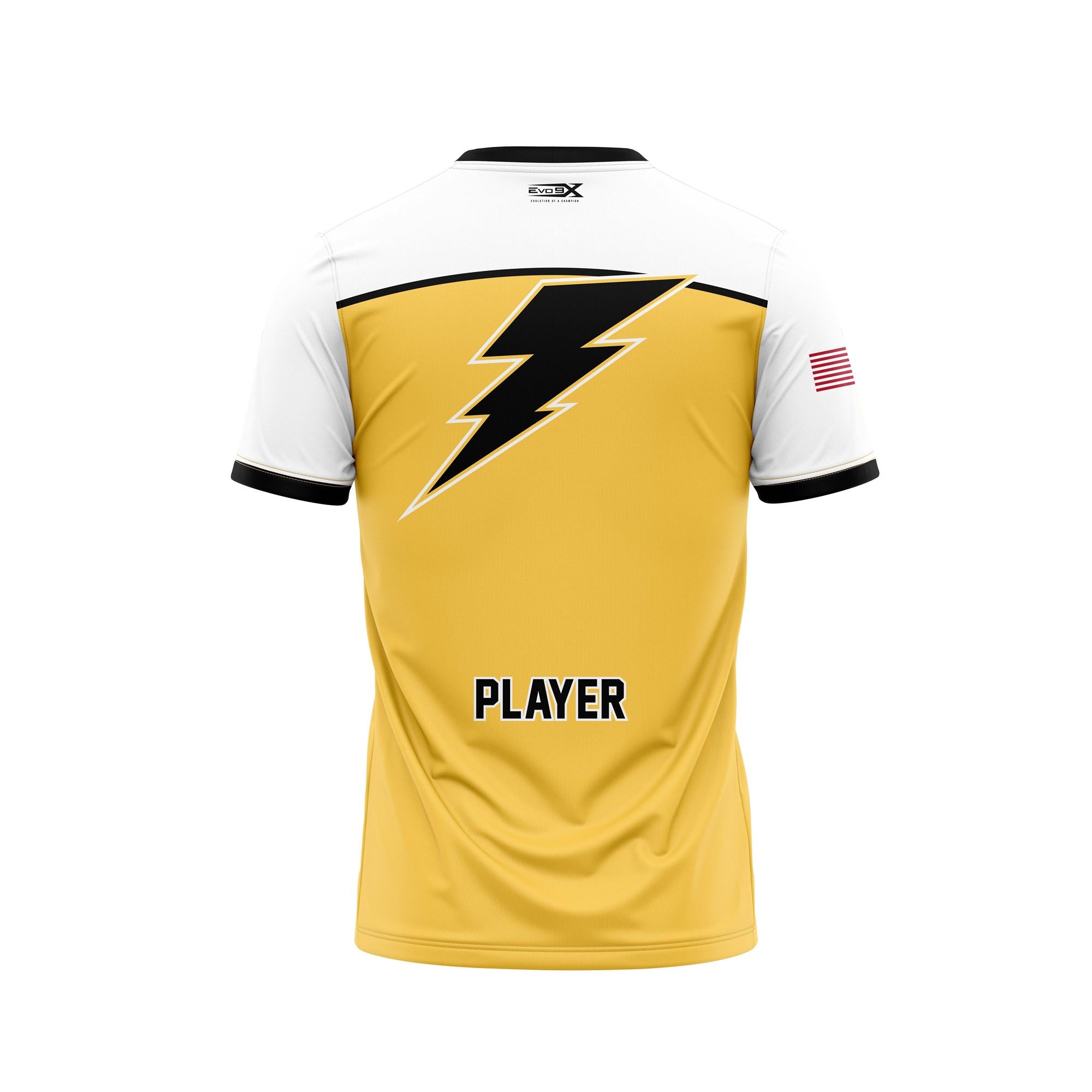 OLD BRIDGE LIGHTNING SOFTBALL VNECK SS (UNISEX) - ATH GOLD