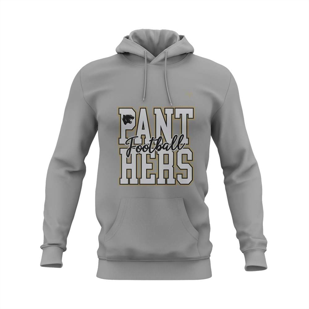 POINT PANTHERS FOOTBALL Semi Sublimated Hoodie Silver
