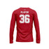 PAULSBORO SCREENPRINT LONG SLEEVE TEE - RED