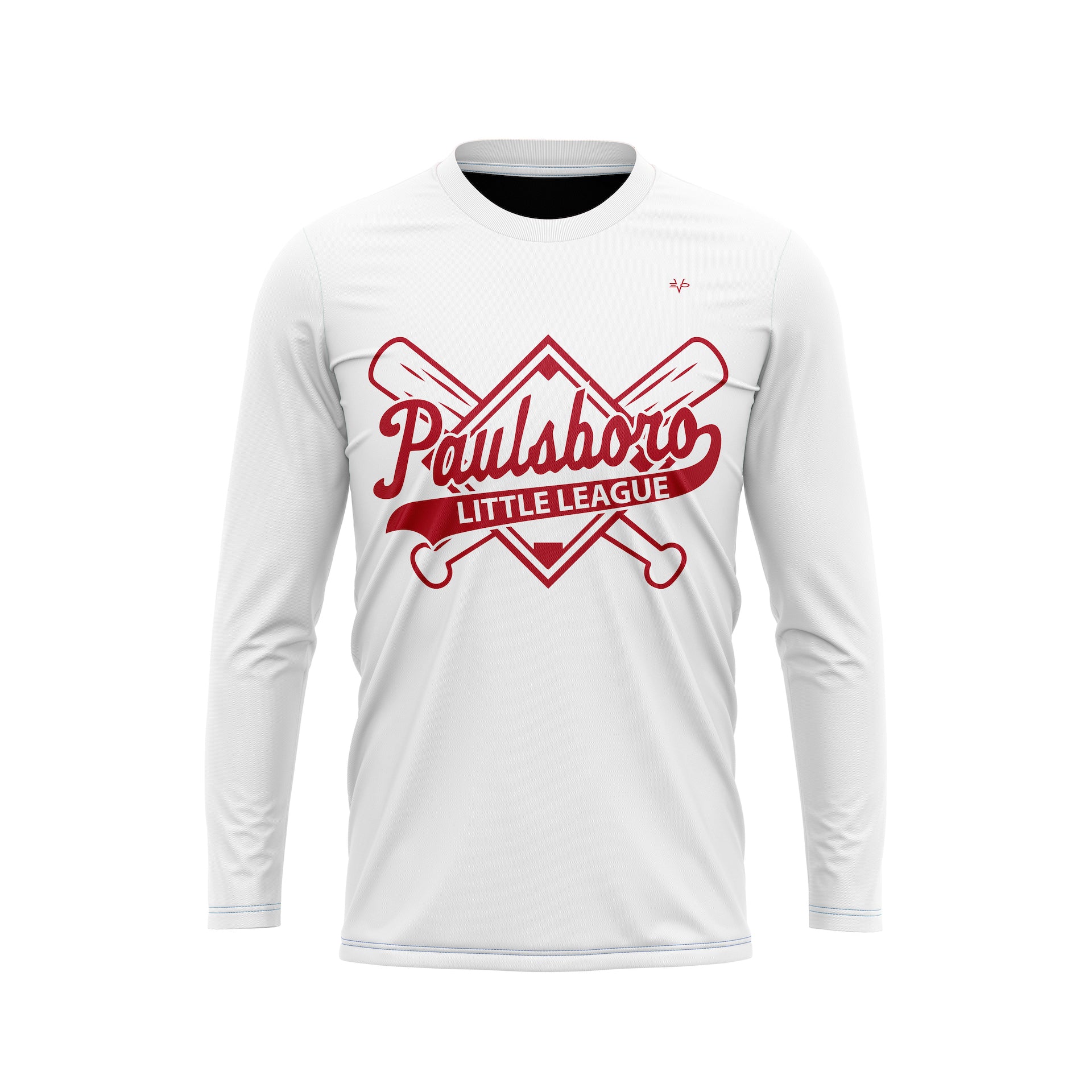 PAULSBORO SCREENPRINT LONG SLEEVE TEE  - WHITE