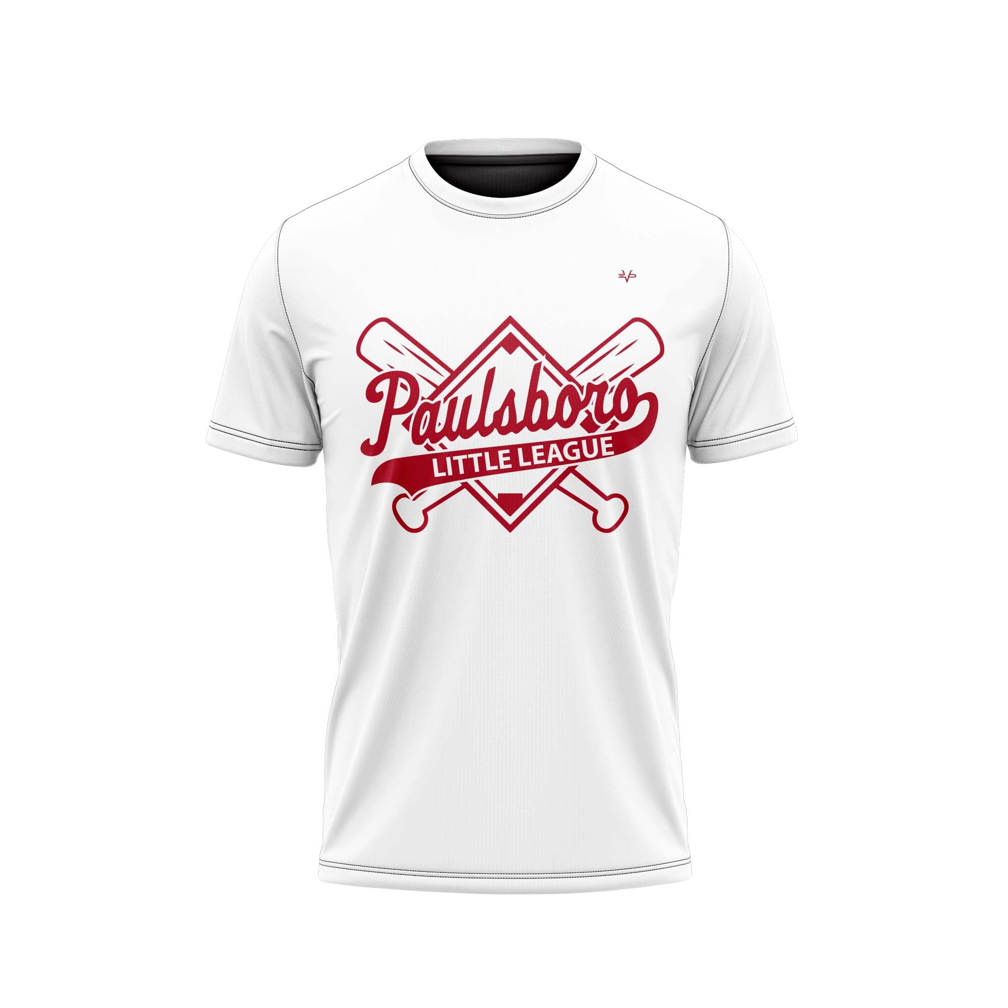 PAULSBORO SCREENPRINT SS TEE - WHITE