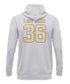 POINT LOMA SEMI SUB HOODIE - SILVER