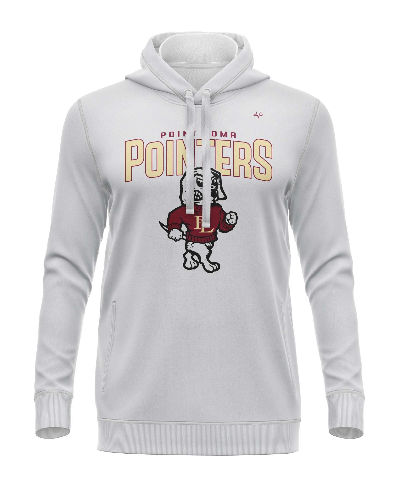 POINT LOMA SEMI SUB HOODIE - SILVER