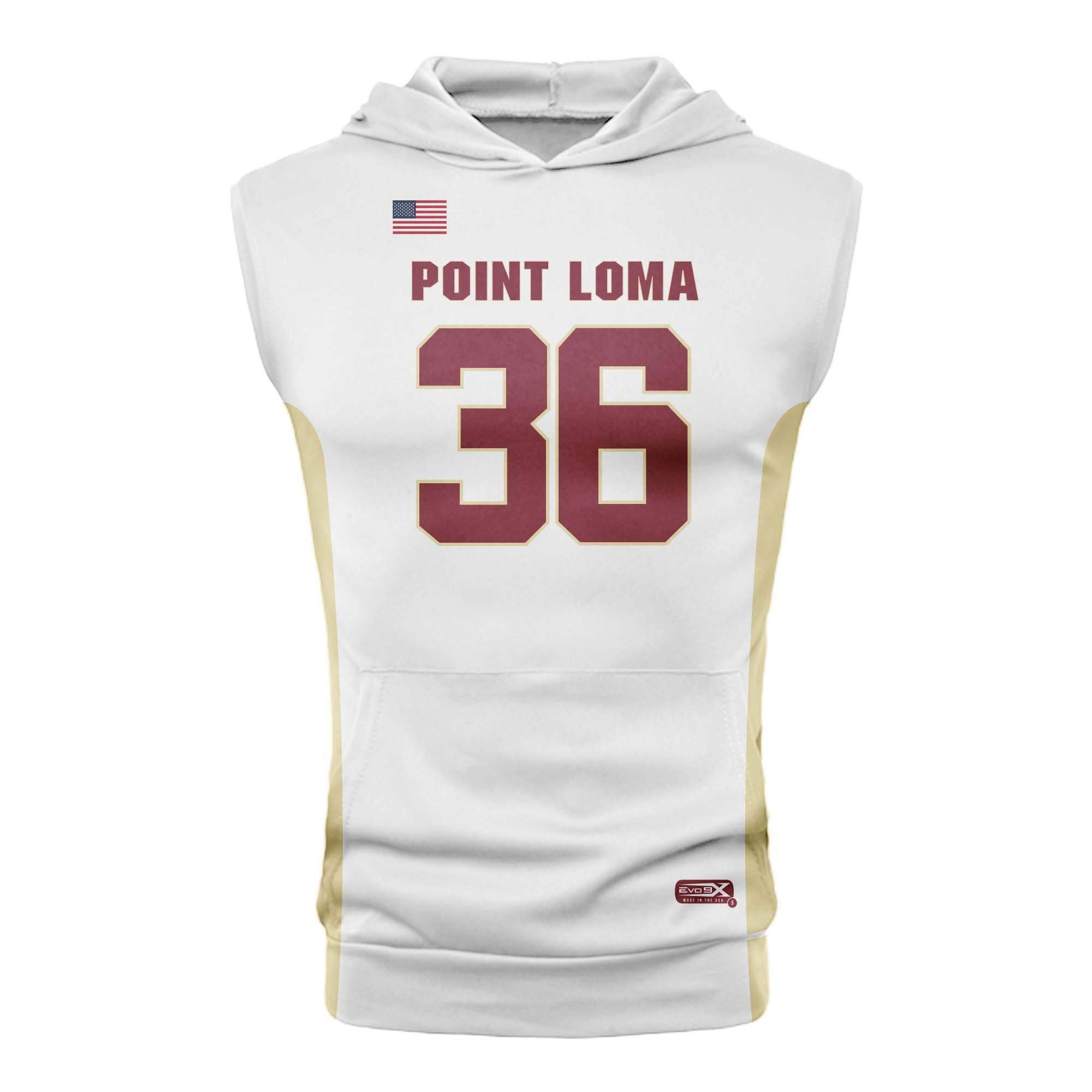 POINT LOMA SLEEVELESS COMPRESSION HOODIE