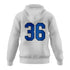 Semi Sublimated Hoodie Silver
