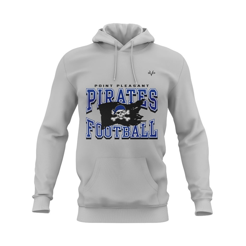 Semi Sublimated Hoodie Silver