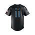 RATTLERS FULL BUTTON JERSEY- PINSTRIPE