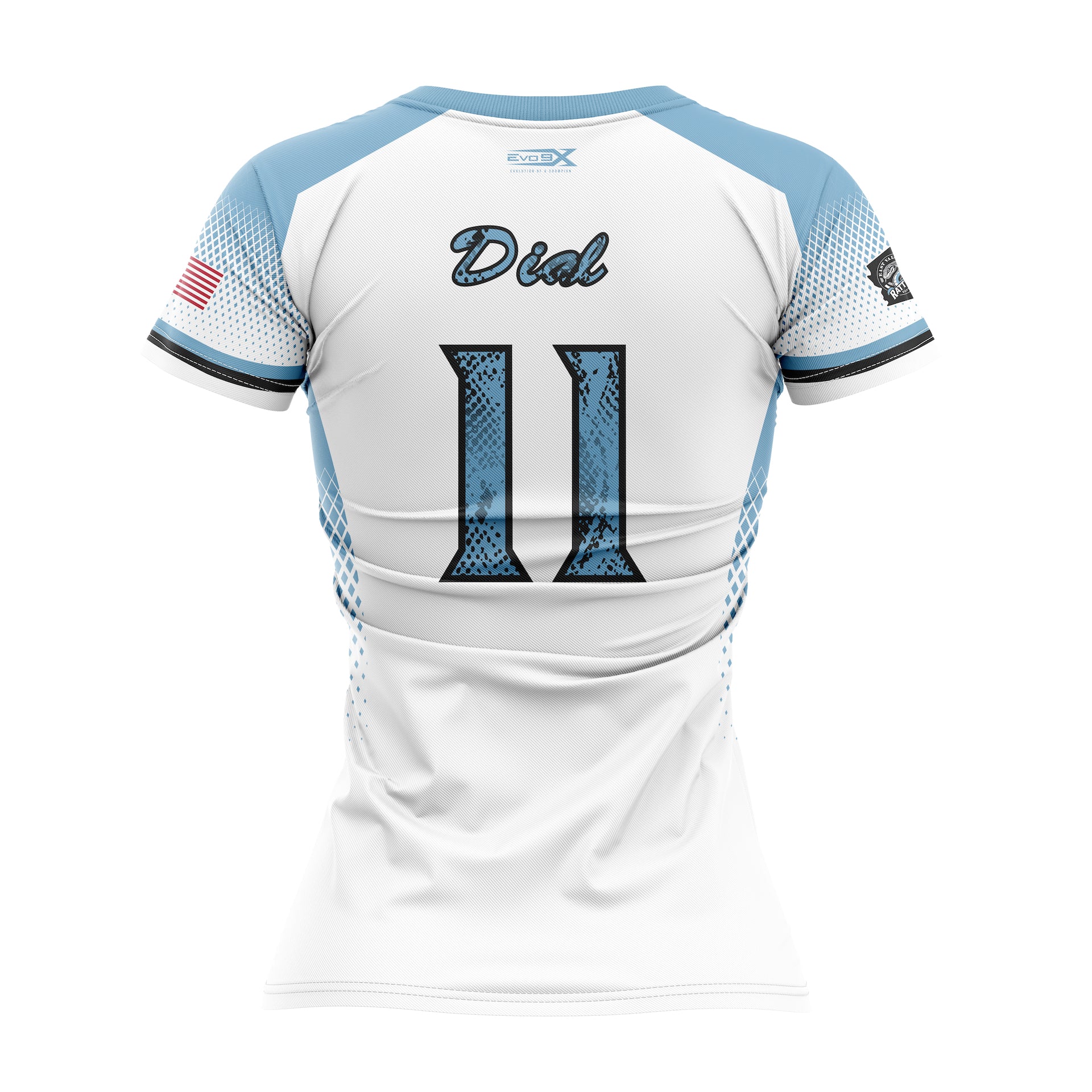RATTLERS V NECK JERSEY  - WHITE