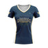 REVOLUTION WOMENS V NECK CAP SLEEVE - FOOTBALL MOM