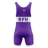 Rumson Wrestling Singlet Men Purple