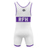 Rumson Wrestling Singlet Men White