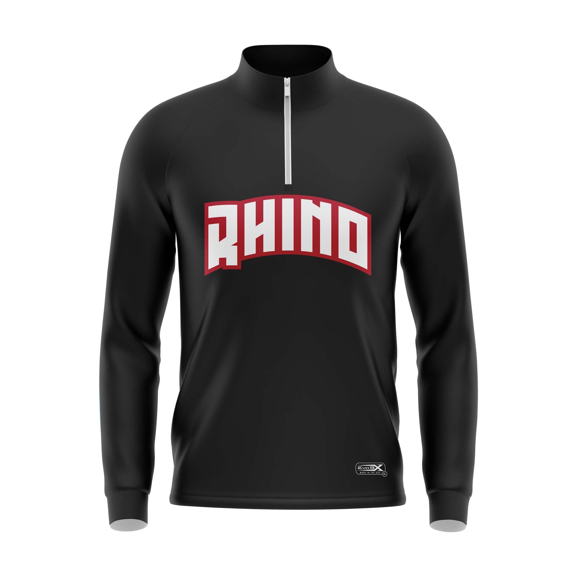 RHINO WRESTLING 1/4 ZIP JACKET (NO NAME/PERSONALIZATION)