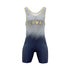 CRWA WRESTLING SINGLET - GREY/NAVY