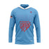 RUCCI BASEBALL "FEAR" LIGHTWEIGHT HOODIE - CAROLINA BLUE