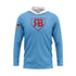 RUCCI BASEBALL "RB" LIGHTWEIGHT HOODIE - CAROLINA BLUE