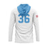 RUCCI BASEBALL "RB" LIGHTWEIGHT HOODIE - WHITE