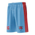RUCCI BASEBALL SHORT - CAROLINA BLUE/RED