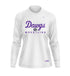 Rumson Semi Sublimated Crew Neck LS Women White