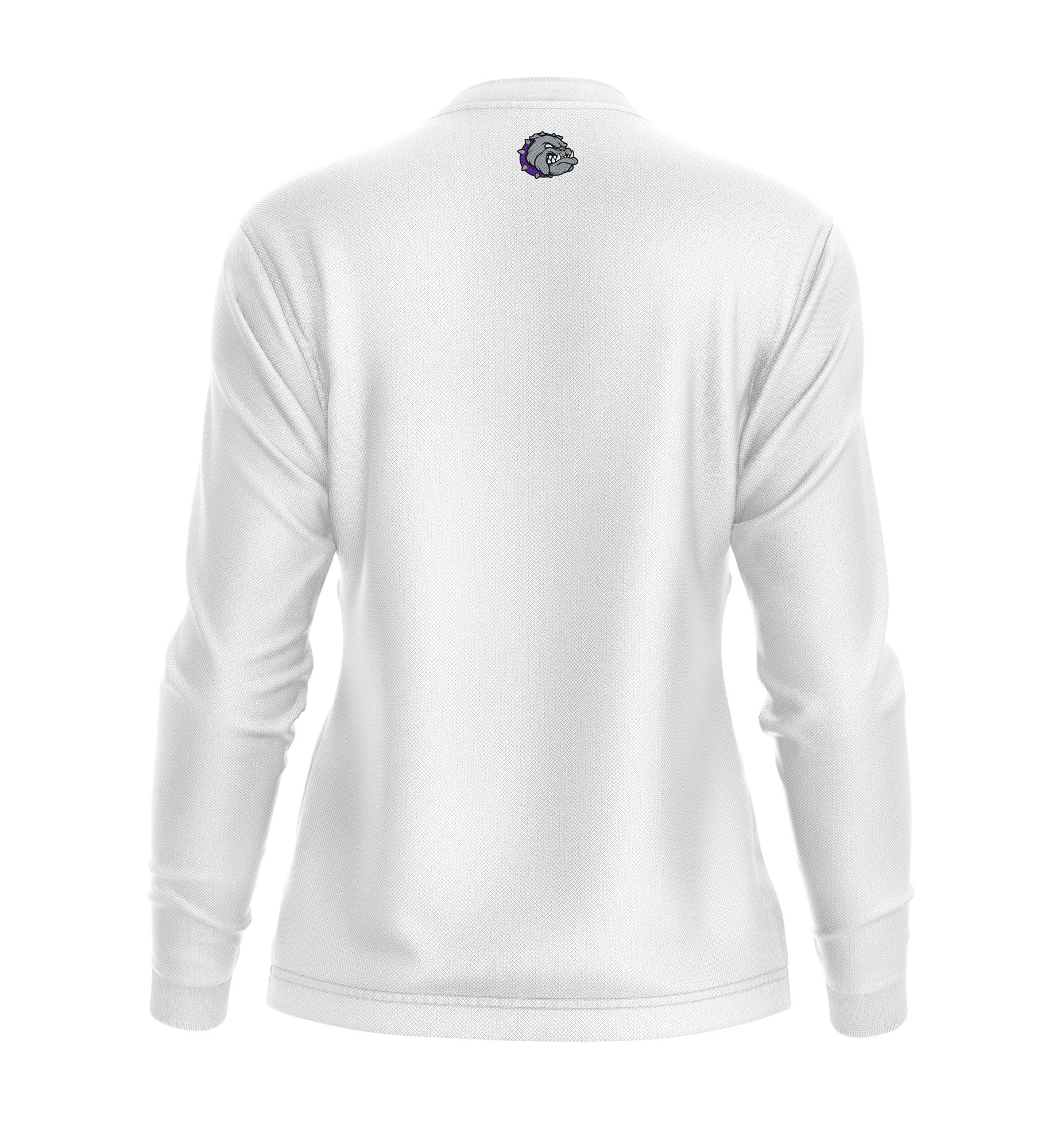 Rumson Semi Sublimated Crew Neck LS Women White