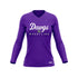 Rumson Women`s V NECK LS Purple