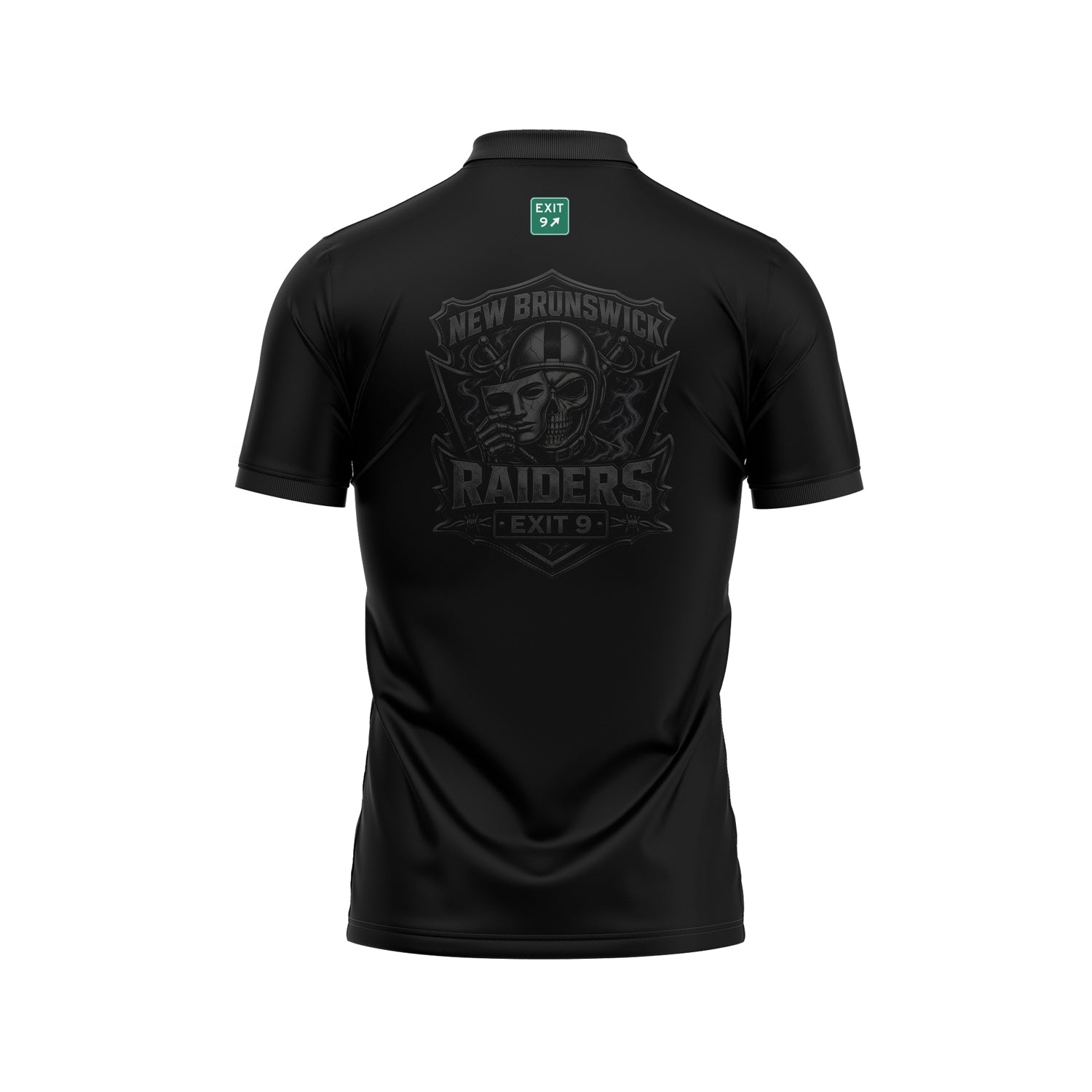 New Brunswick Raiders Black Coaches Polo