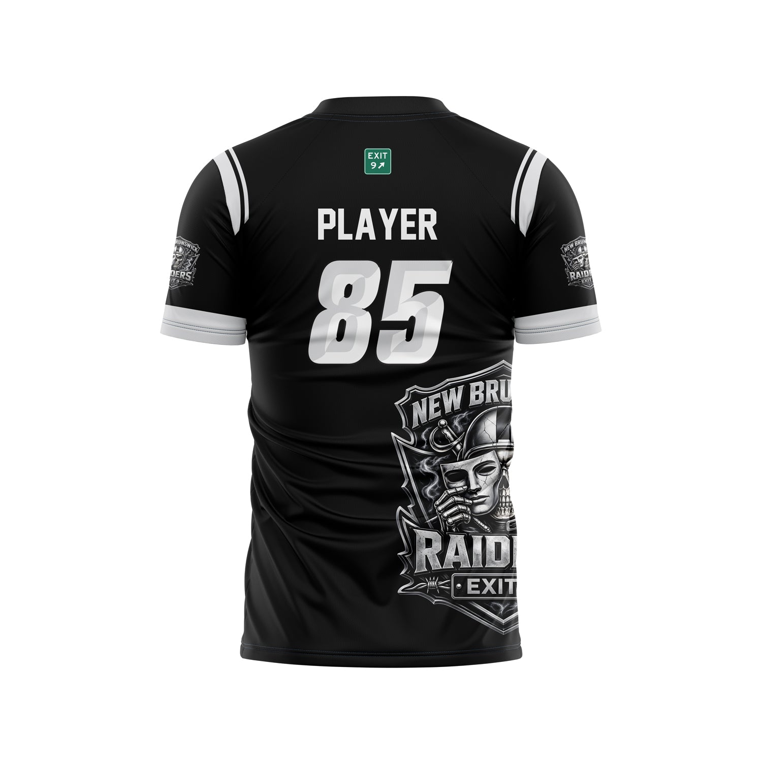 New Brunswick Raiders Black SS V-Neck