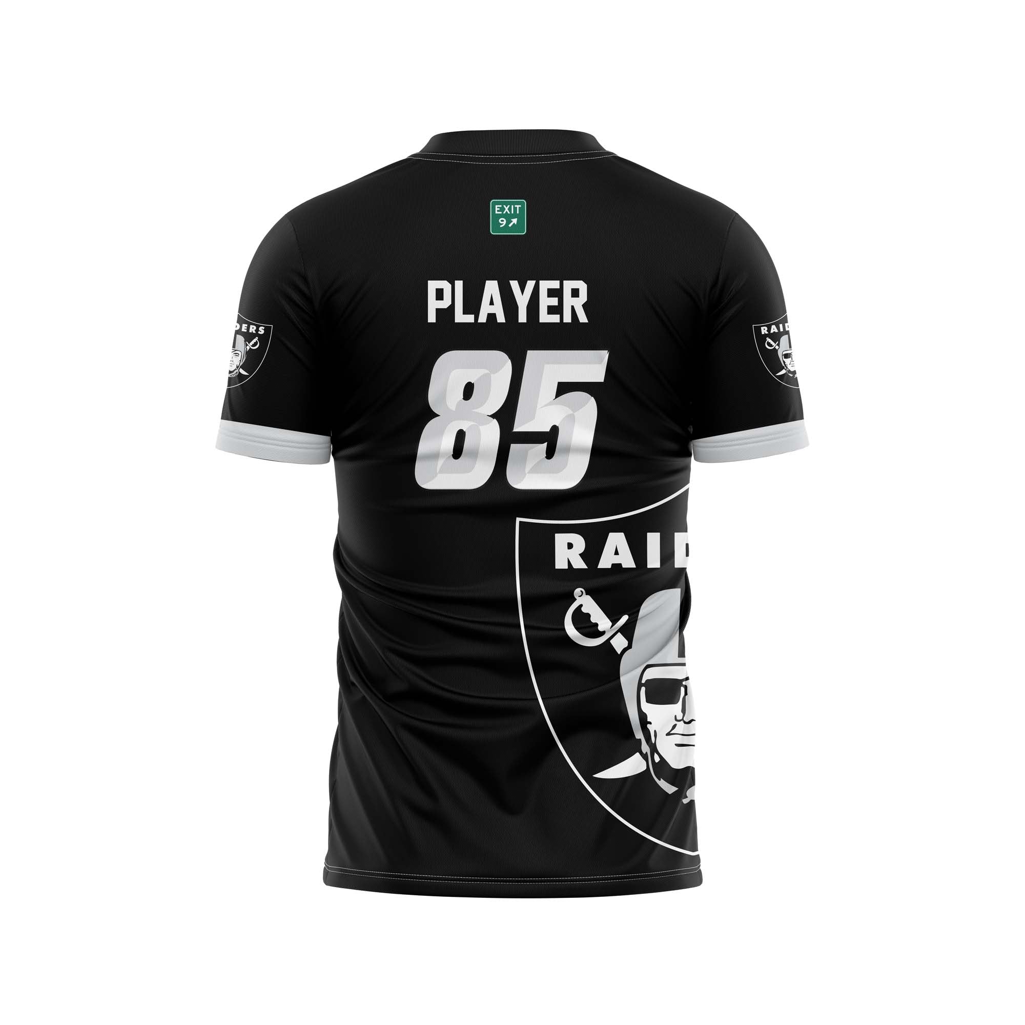 Raiders Black SS V-Neck