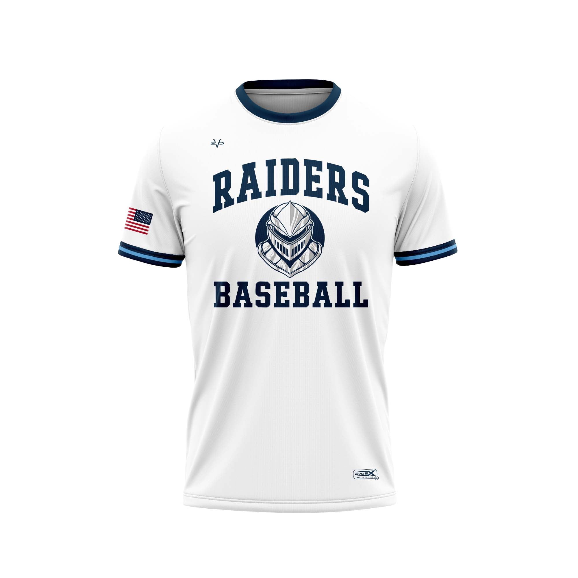 RAIDERS CREW NECK SS ALL WHITE