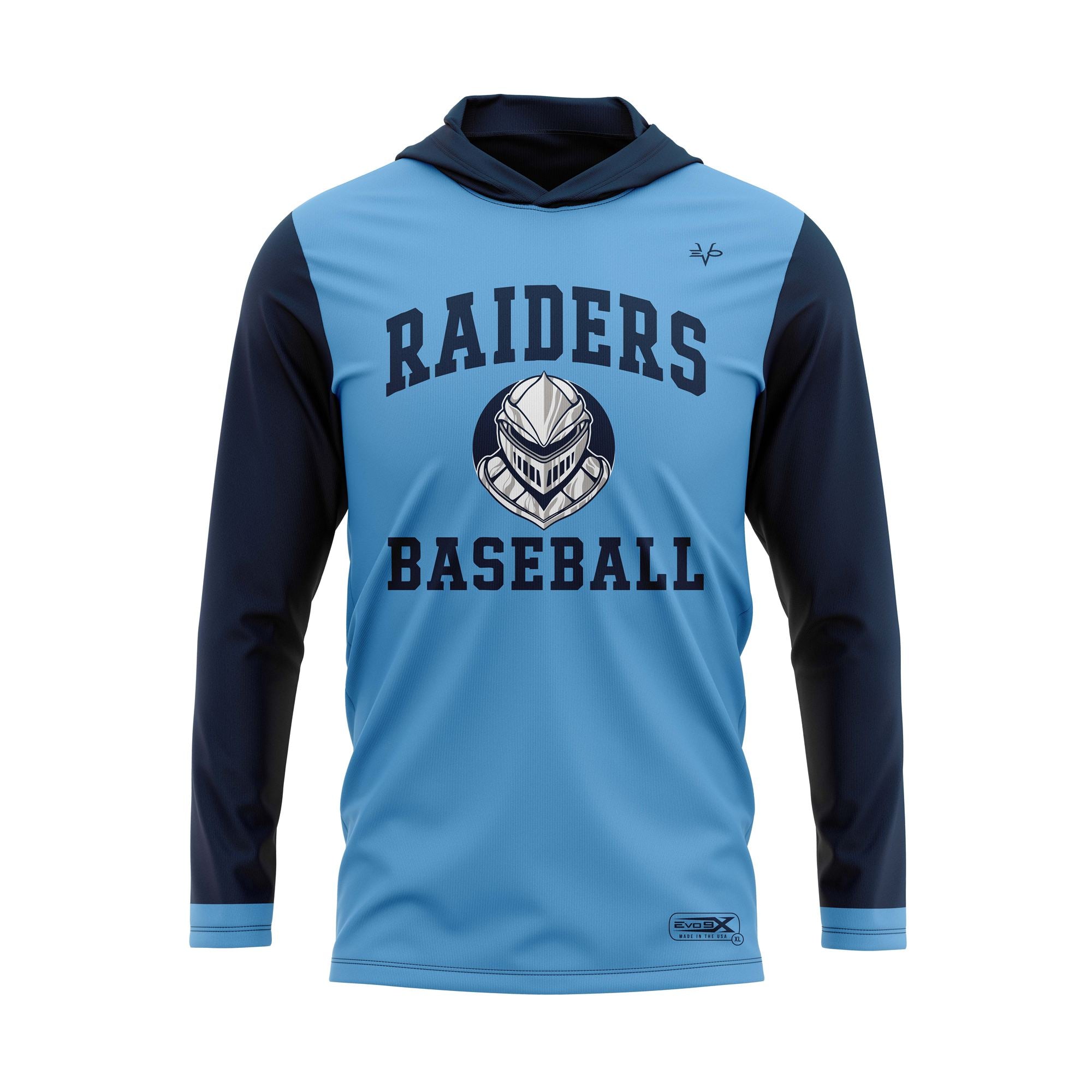 RAIDERS LT WT HOODY LS COLUMBIA-NAVY